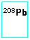 Cuadro de texto: 208Pb
 
